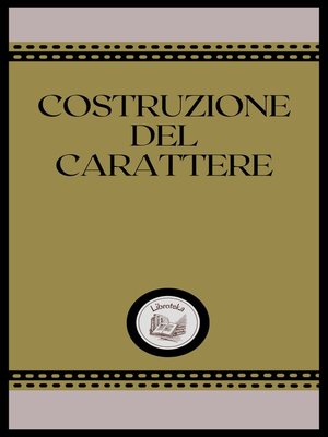 cover image of COSTRUZIONE DEL CARATTERE